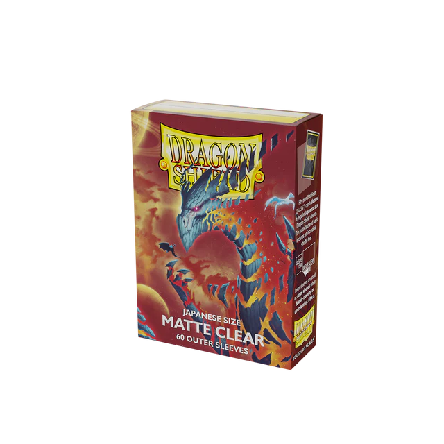 [AT-13352] Dragon Shield - 60 protège-cartes Mini Outer Mat - Transparent